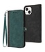 SoFetch Groen / Zwart Bookcase Hoesje voor de iPhone 15 Plus