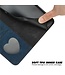 SoFetch Blauw / Zwart Bookcase Hoesje voor de iPhone 15 Plus