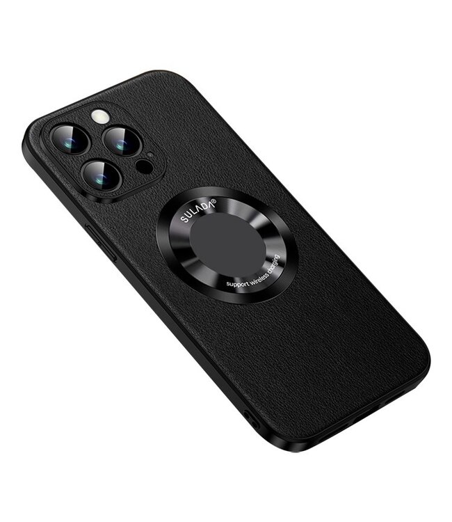 SULADA Zwart MagSafe Hybride Hoesje voor de iPhone 15 Plus