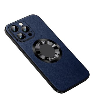 SULADA Donkerblauw MagSafe Hybride Hoesje iPhone 15 Plus