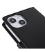 Mercury Zwart Bookcase Hoesje voor de iPhone 15 Plus