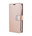 Mercury Rosegoud Goospery Bookcase Hoesje met Koord voor de iPhone 15 Plus