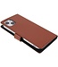 Mercury Bruin Goospery Bookcase Hoesje met Koord voor de iPhone 15 Plus