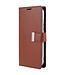 Mercury Bruin Goospery Bookcase Hoesje met Koord voor de iPhone 15 Plus