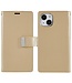 Mercury Goud Goospery Bookcase Hoesje voor de iPhone 15 Plus