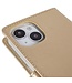 Mercury Goud Goospery Bookcase Hoesje voor de iPhone 15 Plus