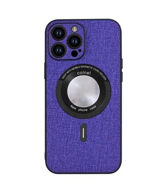 SoFetch Paars MagSafe Zijde Backcover Hoesje iPhone 15 Plus