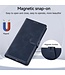 SoFetch Donkerblauw Pasjeshouders Bookcase Hoesje voor de iPhone 15 Plus