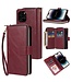SoFetch Bordeaux Rood Portemonnee Bookcase Hoesje voor de iPhone 15 Plus