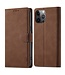 SoFetch Bruin Mat Booktype Hoesje voor de iPhone 15 Plus