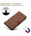 SoFetch Bruin Mat Booktype Hoesje voor de iPhone 15 Plus