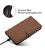 SoFetch Bruin Mat Booktype Hoesje voor de iPhone 15 Plus