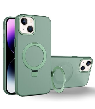 SoFetch Groen MagSafe Ringhouder Hybride Hoesje iPhone 15 Plus