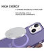 SoFetch Groen MagSafe Ringhouder Hybride Hoesje voor de iPhone 15 Plus