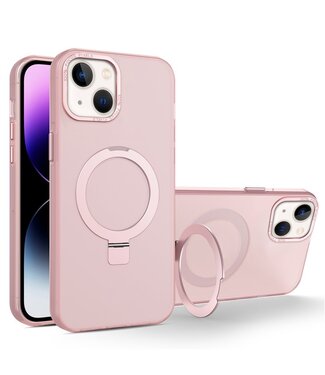 SoFetch Roze MagSafe Ringhouder Hybride Hoesje iPhone 15 Plus