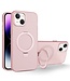 SoFetch Roze MagSafe Ringhouder Hybride Hoesje voor de iPhone 15 Plus