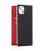 SoFetch Zwart / Rood Litchee Bookcase voor de iPhone 15 Plus