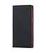 SoFetch Zwart / Rood Litchee Bookcase voor de iPhone 15 Plus