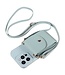 SoFetch Hemelsblauw Wallet Faux Leder voor de iPhone 15 Plus