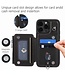 SoFetch Zwart RFID Houder Faux Leder Hoesje voor de iPhone 15 Plus