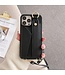 SoFetch Zwart Pasjeshouder Faux Leder Hoesje voor de iPhone 15 Plus
