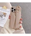 SoFetch Kaki Pasjeshouder Faux Leder Hoesje voor de iPhone 15 Plus