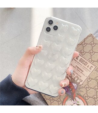 SoFetch Transparant Hartjes TPU Hoesje iPhone 15 Plus