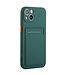 SoFetch Midnight Groen Pasjeshouder TPU Hoesje voor de iPhone 15 Plus