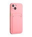 SoFetch Roze Pasjeshouder TPU Hoesje voor de iPhone 15 Plus