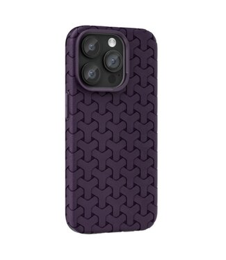 SoFetch Donkerpaars Textuur TPU Hoesje iPhone 15 Plus