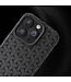 SoFetch Donkerpaars Textuur TPU Hoesje voor de iPhone 15 Plus