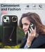 SoFetch Zwart Portemonnee Litchee Hybride voor de iPhone 15 Plus