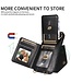 SoFetch Zwart Portemonnee Litchee Hybride voor de iPhone 15 Plus