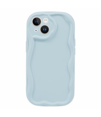 SoFetch Lichtblauw Candy TPU Hoesje iPhone 15 Plus