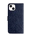 SoFetch Donkerblauw Boom Bookcase voor de iPhone 15 Plus