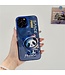 SoFetch Blauw Panda Hybride Hoesje voor de iPhone 15 Plus