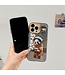 SoFetch Oranje Panda Hybride Hoesje voor de iPhone 15 Plus