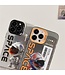 SoFetch Oranje Astronaut Hybride Hoesje voor de iPhone 15 Plus