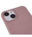 SoFetch Roze Mat TPU Hoesje met Koord voor de iPhone 15 Plus