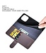 SoFetch Bruin Splitleder Bookcase Hoesje voor de iPhone 15 Pro