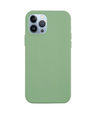 SoFetch Mintgroen Glad TPU Hoesje iPhone 15 Pro