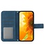 SoFetch Donkerblauw Zonnebloem Bookcase Hoesje voor de iPhone 15 Pro