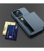SoFetch Blauw Pasjeshouder Hybride Hoesje voor de iPhone 15 Pro