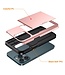 SoFetch Rosegoud Pasjeshouder Hybride Hoesje voor de iPhone 15 Pro