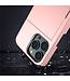 SoFetch Rosegoud Pasjeshouder Hybride Hoesje voor de iPhone 15 Pro