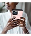 SoFetch Rosegoud Pasjeshouder Hybride Hoesje voor de iPhone 15 Pro