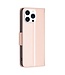 SoFetch Rosegoud Vlinders Bookcase Hoesje voor de iPhone 15 Pro