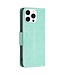 SoFetch Groen Vlinders Bookcase Hoesje voor de iPhone 15 Pro