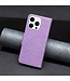 SoFetch Paars Vlinders Bookcase Hoesje voor de iPhone 15 Pro