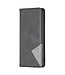 SoFetch Zwart Modern Bookcase Hoesje voor de iPhone 15 Pro